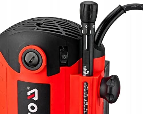 YATO Profi Oberfräse mit 2100 Watt, Ø 8 und 12 mm, Drehzahlregelung, Parallelanschlag, Tiefeneinstel