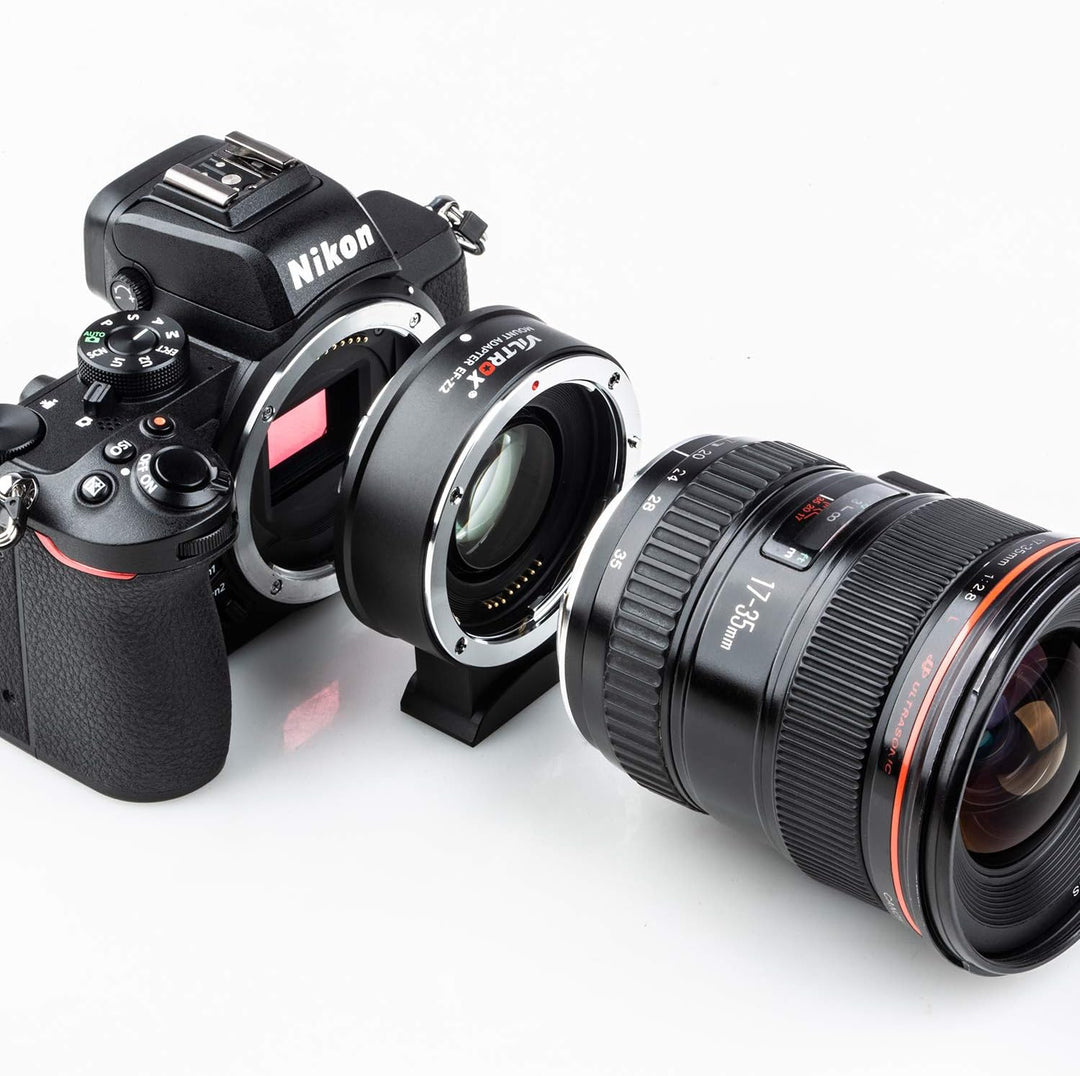 VILTROX EF-Z2 Autofokus Objektivadapter 0,71x Fokusreduzierer Speed Booster Adapter für Canon EF Obj
