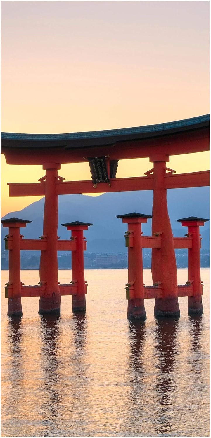 Bilderwelten Raumteiler Torii am Itsukushima 250x120cm ohne Halterung 250x120cm without hanger, 250x