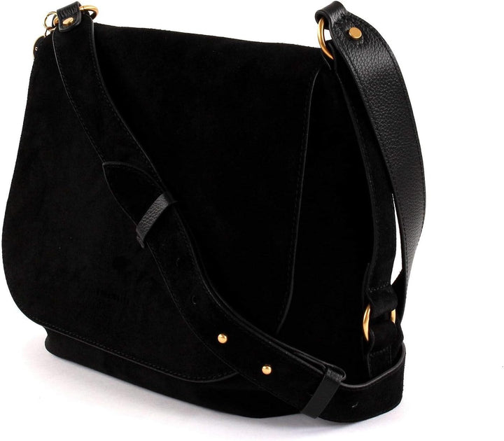 Coccinelle Alpha Suede Shoulderbag S Noir