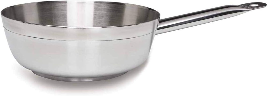 Lacor Cazo Conico Durchmesser 20 cm Chef-Luxe, Stahl, Schwarz