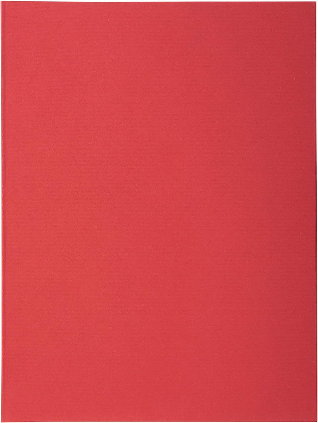 Exacompta Super 250 PACK 50 Hemden für A4 2 Klappen 24 x 32 cm 24 x 32 rot, rot