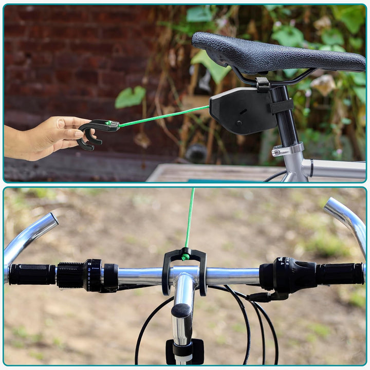BELLE VOUS Einziehbares Abschleppseil Fahrrad - Seil Fahrrad Kinder Ziehen für Eltern - Abschleppsei