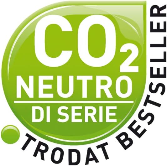 Trodat Professional 5440 Datumsstempel für Ärzte, selbstfärbend, blau/rot 49 x 28 mm - blau/rot, 49