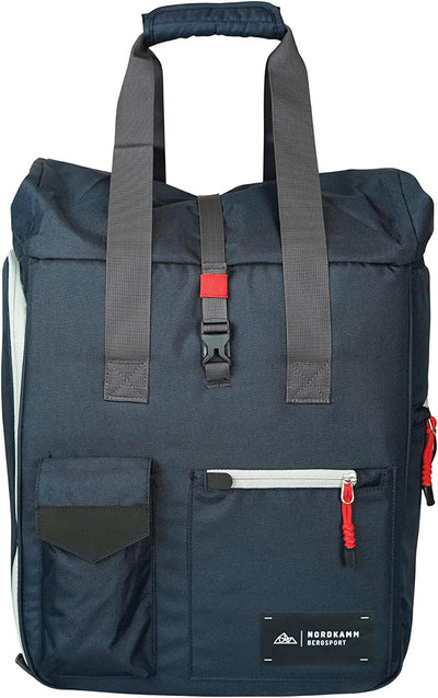 NORDKAMM Skischuhtasche mit Helmfach und Rucksackfunktion, Damen, Herren, blau