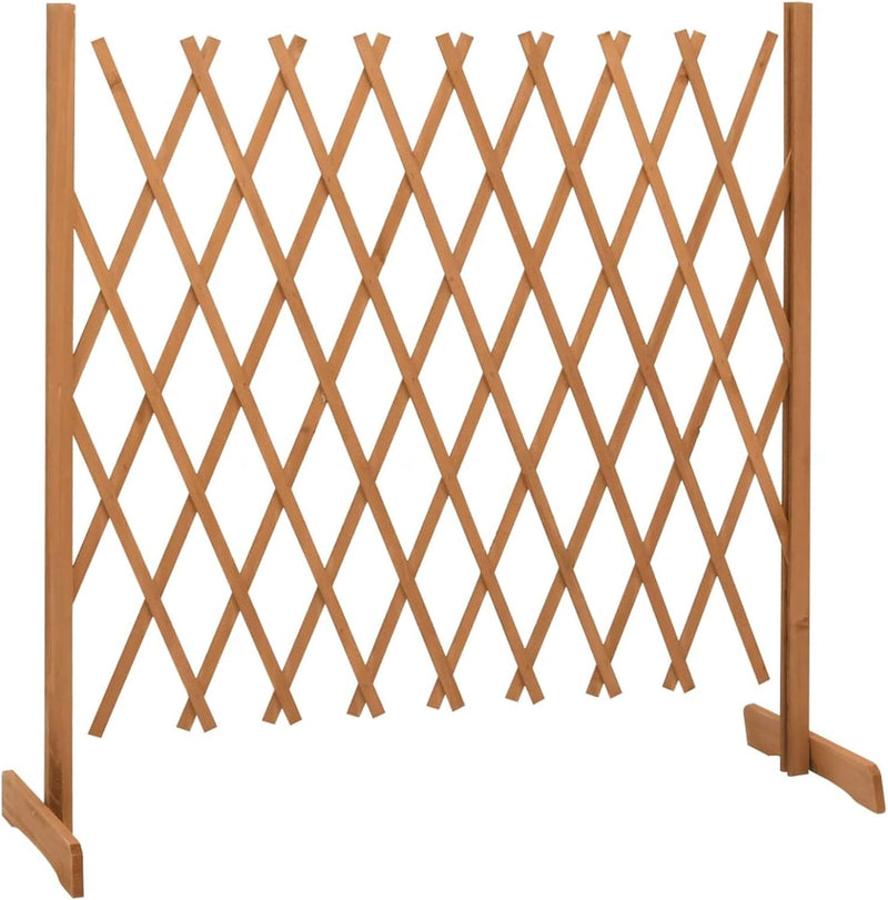 Festnight Holzzaun Pflanzgitter Gartenzaun Holz Rankgitter Balkon Sichtschutz Pflanzgitter Zaun Gart
