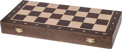 Square - Pro Schach Nr 5 WENGE - Schachspiel aus Holz - Schachbrett & Staunton 5