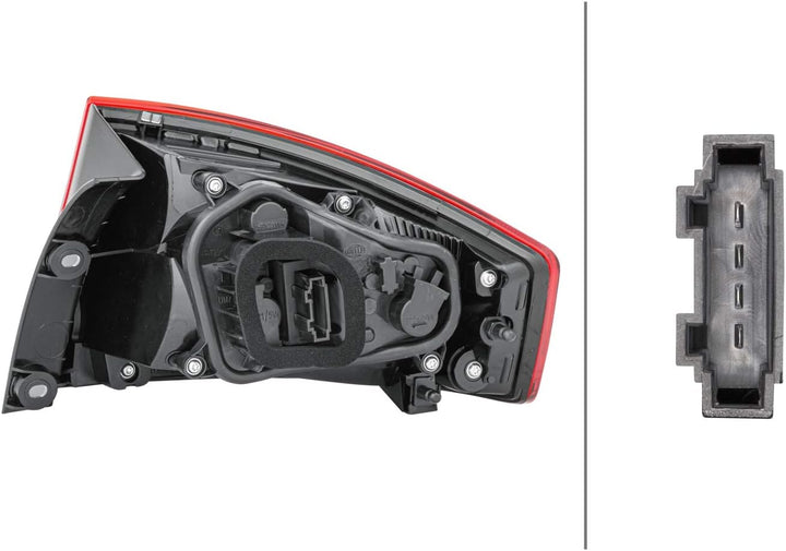 HELLA 2SD 011 140-051 Heckleuchte - Glühlampe - äusserer Teil - links - für u.a. Seat Toledo IV (Kg3