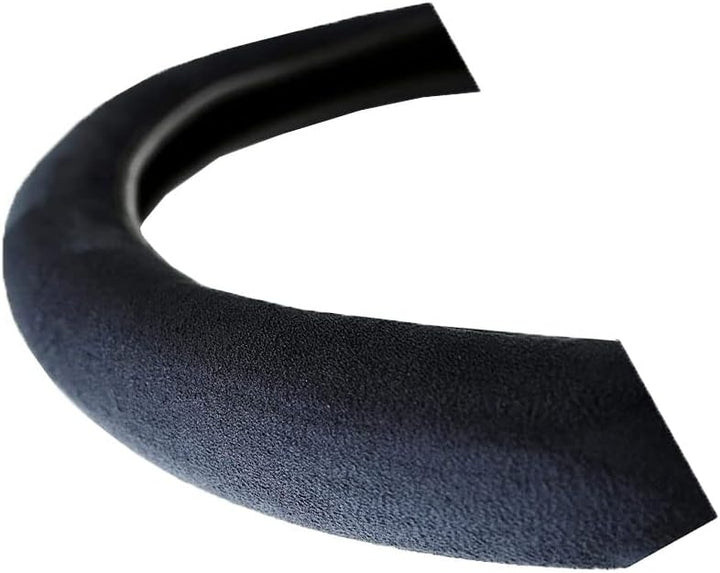 Riloer Lenkradbezug, 1 x 15 Zoll Universal-Lenkradbezug aus weichem Leder, schwarz