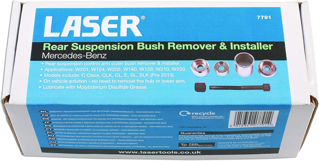 Laser 7791 Hinterradaufhängungsbuchsenentferner & Montagewerkzeug für Mercedes-Benz