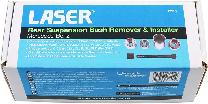 Laser 7791 Hinterradaufhängungsbuchsenentferner & Montagewerkzeug für Mercedes-Benz