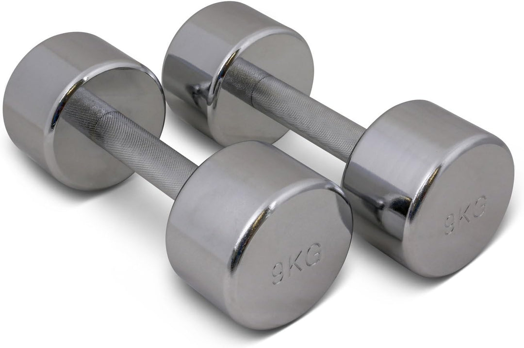 TRENAS Chrom Kurzhantel - 1 kg - 2 kg - 3 kg - 4 kg - 5 kg - 6 kg - 7 kg - 8 kg - 9 kg - 10 kg - 12,