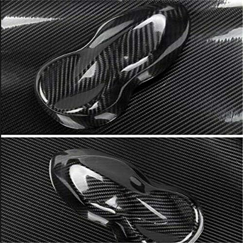 Baceyong 5D Car Carbon Vinyl Wrap Roll, Auto- und Motorrad-Selbstklebefolie, Innen- und Aussendekora