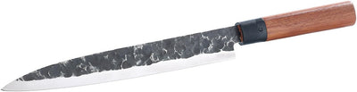 TokioKitchenWare Filitiermesser: Filiermesser mit Echtholzgriff, handgefertigt (Filetiermesser, Japa