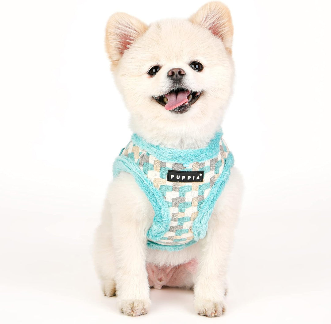 Puppia Brustgeschirr für kleine und mittelgrosse Hunde - Arden Harness B - verstellbar und komfortab
