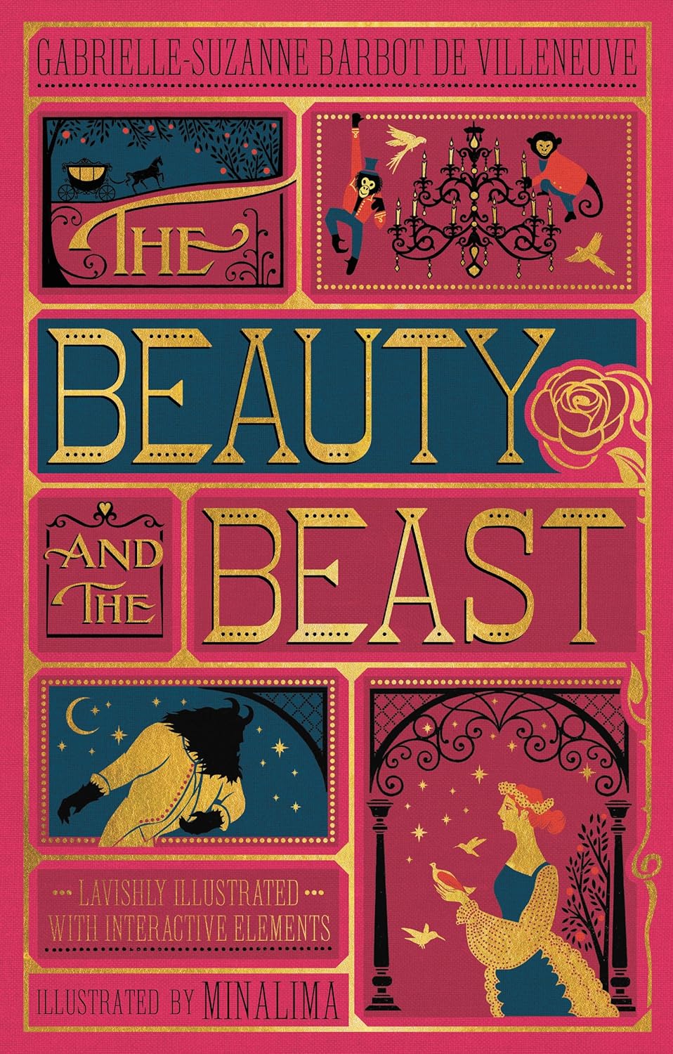 Beauty and the Beast, The (MinaLima Edition): (Illustrated with Interactive Elements), Gebundenes Bu