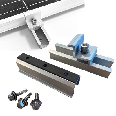 Solarmodule Halterung Kit,Halterung für Solarpanel 20cm,Befestigung Querstreben Set Für Solar Panel,