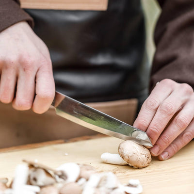 Petromax Allzweckmesser - handgefertigt in Solingen - Messer aus rostfreiem Stahl mit Oxidschicht -