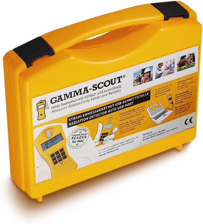 GAMMA-SCOUT Messgerätekoffer für die sichere Aufbewahrung von Geigerzähler & Zubehör - Made in Germa