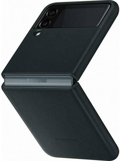 Samsung Leather Cover Smartphone Cover EF-VF711 für das Galaxy Z Flip3 5G, Handy-Hülle, echtes Leder