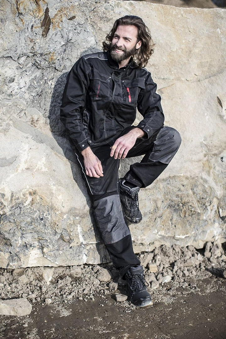 Herren Bundhose 20158 schwarz/rot (56)