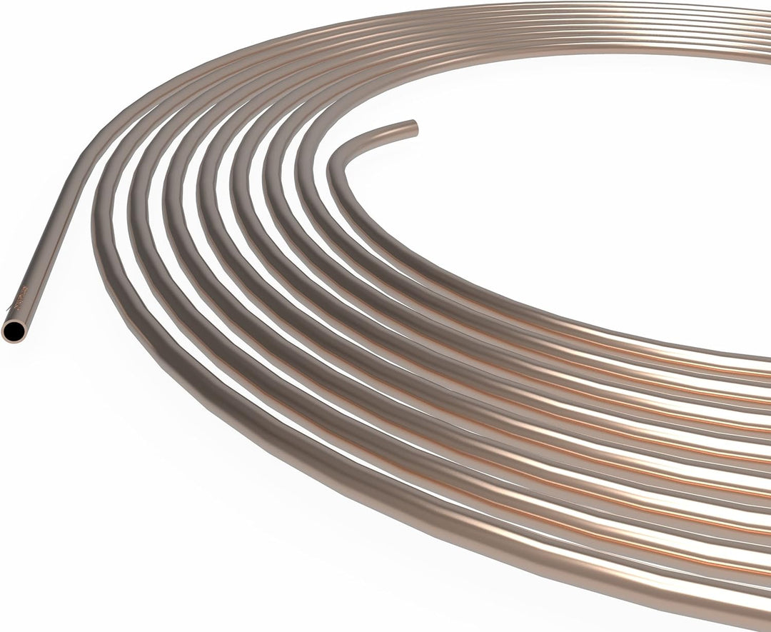 5m Bremsleitung Ø 6,0 mm Kupfer-Nickel Kunifer Bremsrohr Zubehör-Austausch-Bremsleitungen DIN 74 234