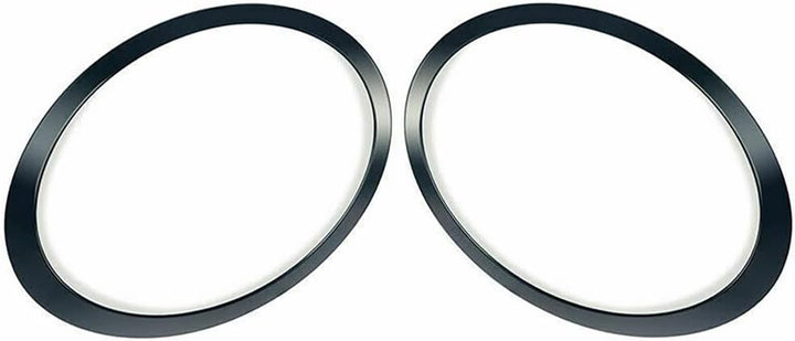 TOTMOX 1 Paar linke und rechte Autoscheinwerfer-Trimmerringe aus ABS für Mini C00PER 2007-2015, Fron