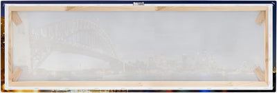 Bilderwelten Leinwandbild - Sydney at Night - Panorama Quer, 40cm x 120cm, 40cm x 120cm