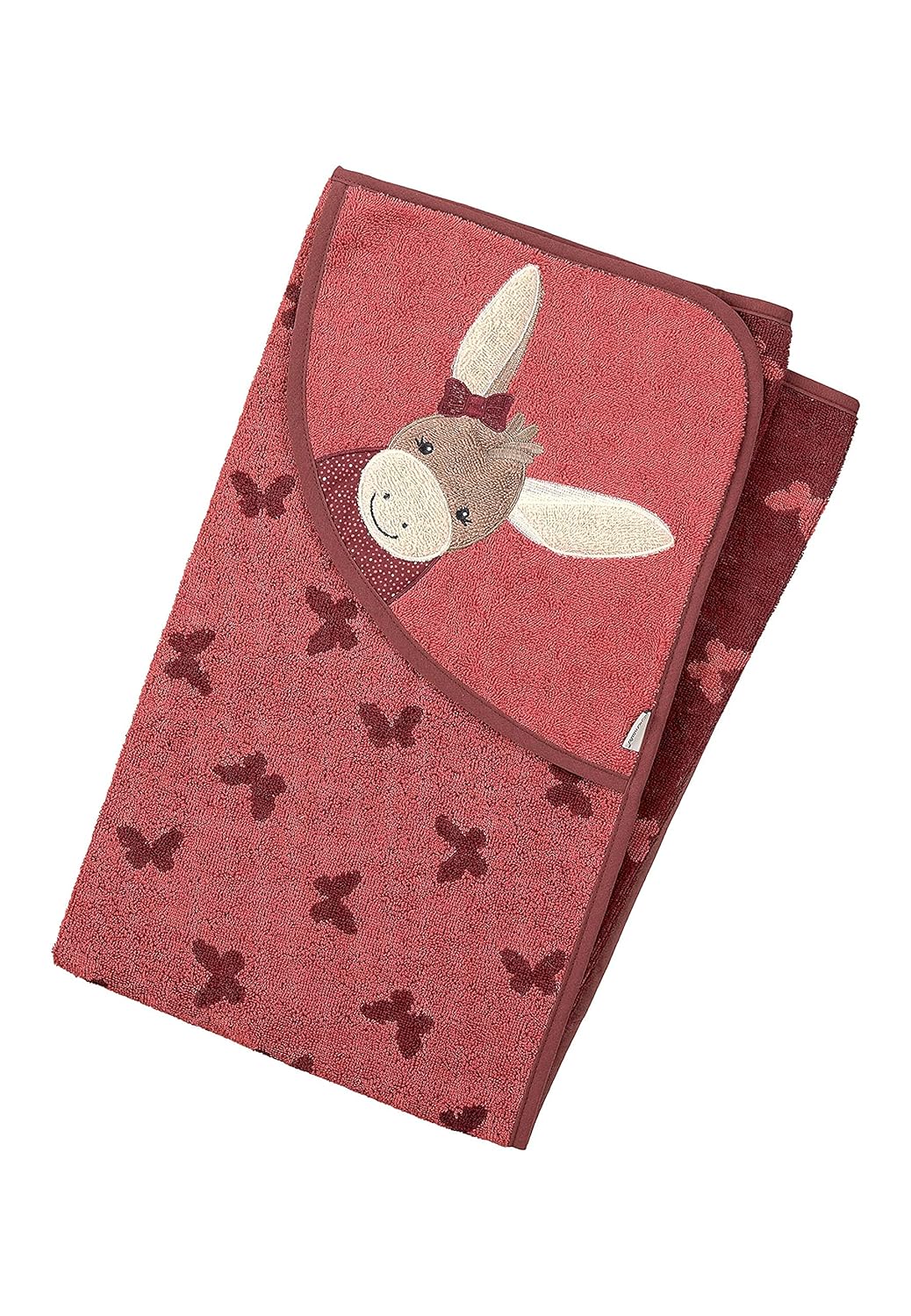 Sterntaler Kapuzenbadetuch 100x100 Emmily Schmetterlinge & Spiel-Waschhandschuh Emmily Bundle mit Sp