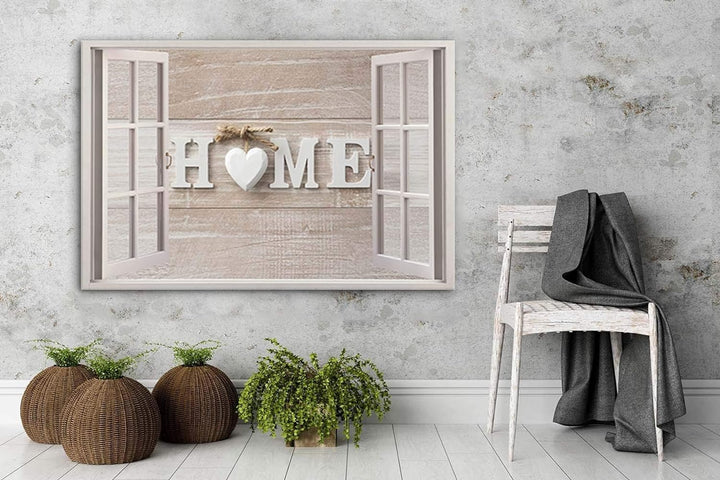 Feeby - Wandbilder Wohnzimmer 120x80 cm, Deko Paneel Bilder, Bilder für Schlafzimmer, Echter Gemalte