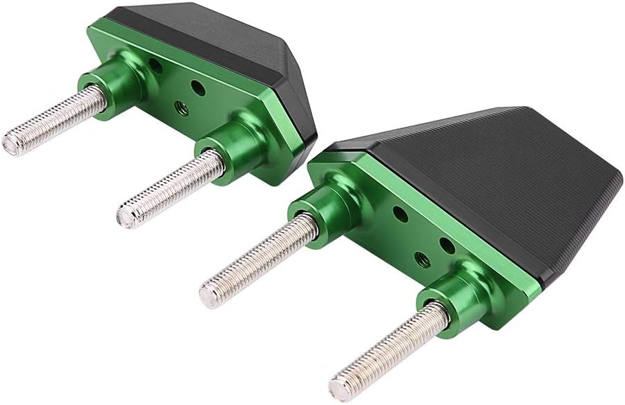 Qiilu 1 Paar Motorrad-Rahmenschieber, Rahmenschieber für fallenden Crash-Pad-Schutz für Z800 Z1000 Z