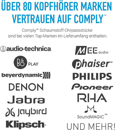 Comply T-400 Isolation 3 Ohradapter - Grösse M (Mittelgross) - Schwarz T-400 Grösse M (Mittelgross),