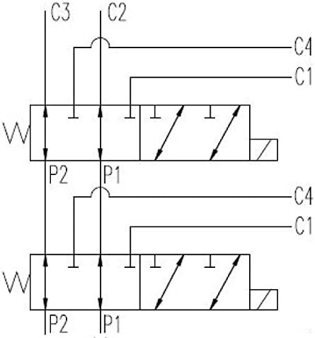 Joma-Tech Magnetventil Umschalt-/Wegeventil, 8/3, 3/8", 12 Volt, 45 Liter/min