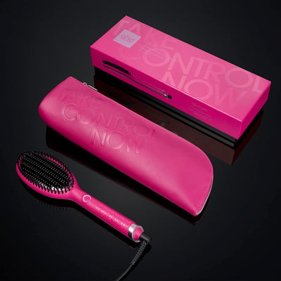 ghd Glide – Breast Cancer Now Charity Edition – Orchid Pink Smoothing Hot Brush