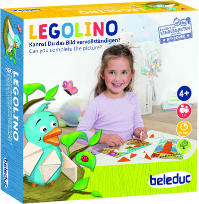 Beleduc - Legolino - Lernspiel für Zuhause - Bekannt aus dem Kindergarten, Mehrfarbig, 22571, Legoli