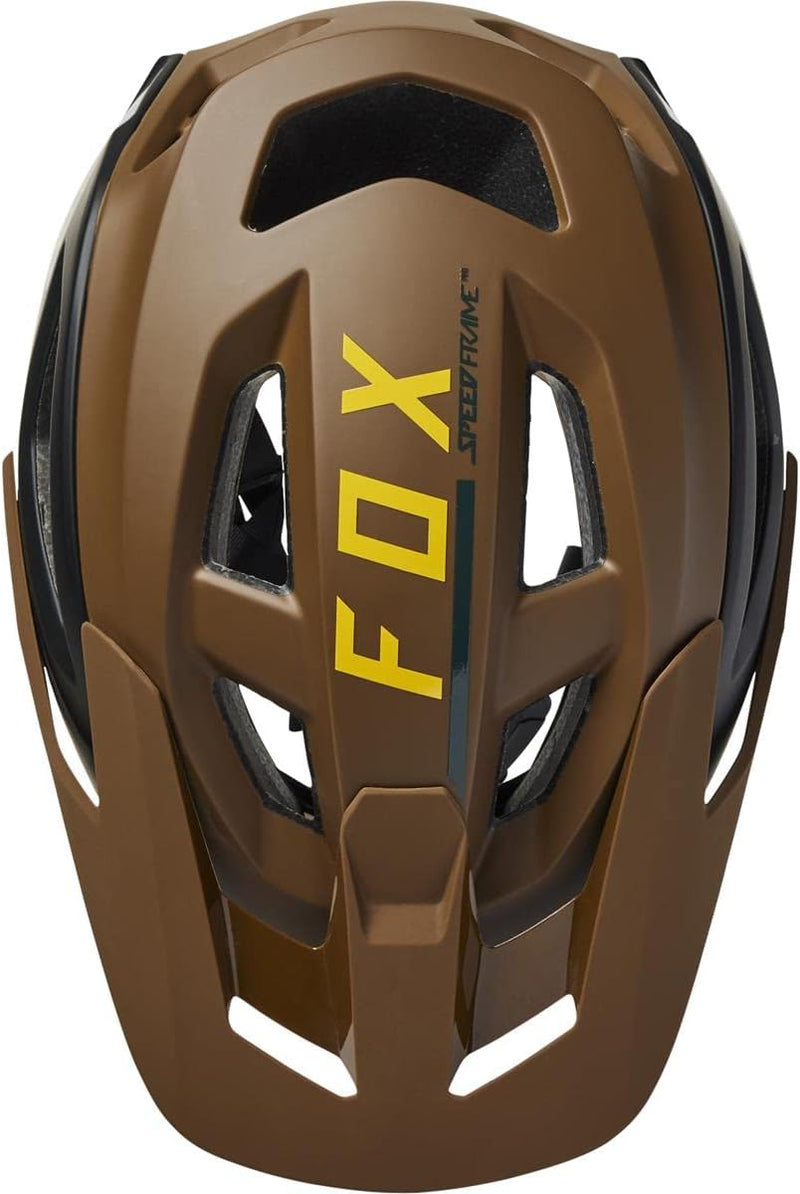 Fox Enduro MTB-Helm Speedframe Pro Blocked - Nutmeg Braun S, Braun S