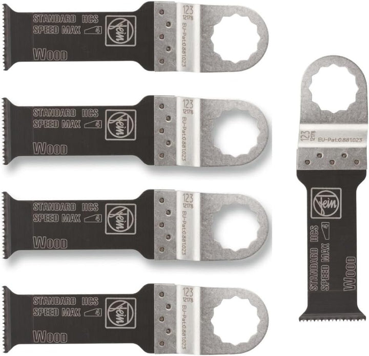 Fein 63502123046 Standard E-Cut-Sägeblatt, 32mm breit, 5er Pack 32/78 mm (5 St), 32/78 mm (5 St)