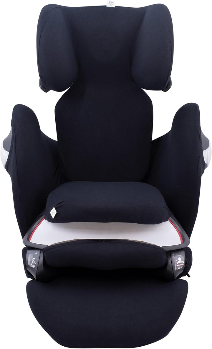 JYOKO Kids Bezug für Autositz kompatibel mit Cybex Pallas M (Black Series), Black Series