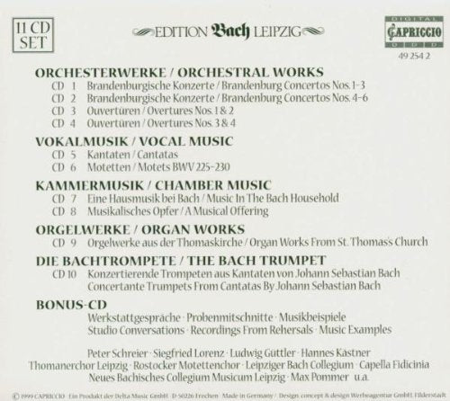 Edition Bach Leipzig, Audio-CD