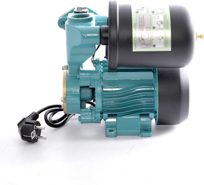 Hauswasserwerk 2 Liter Druckbehälter Einstufige Gartenpumpe 250W 2100 L/h 3,5 Bar WZI250