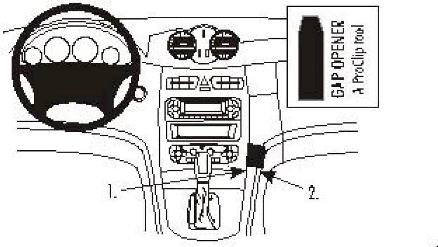 Brodit 853071 ProClip Halterung