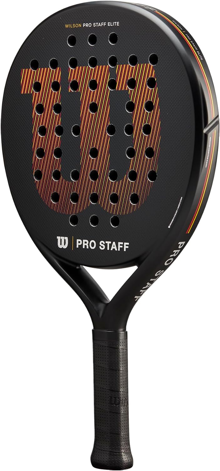 Wilson Padel-Schläger Pro Staff Elite v2, Carbon-Glasfaser-Komposit/Eva, 365 g, Kopfgrösse 484 cm²,