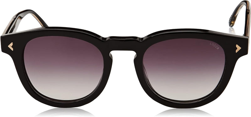 Lozza Unisex SL4299 Sunglasses, Black, 49