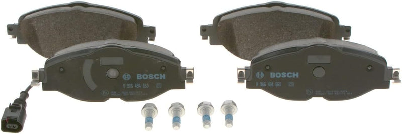 Bosch BP1505 Bremsbeläge - Vorderachse - ECE-R90 Zertifizierung - vier Bremsbeläge pro Set Einzelbet