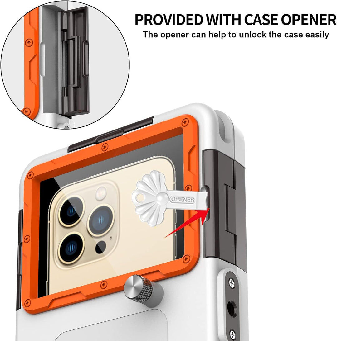 ShellBox wasserdichte Handyhülle 7.0 Zoll Unterwasser Wasserfeste Handy Wasserschutzhülle Handytasch