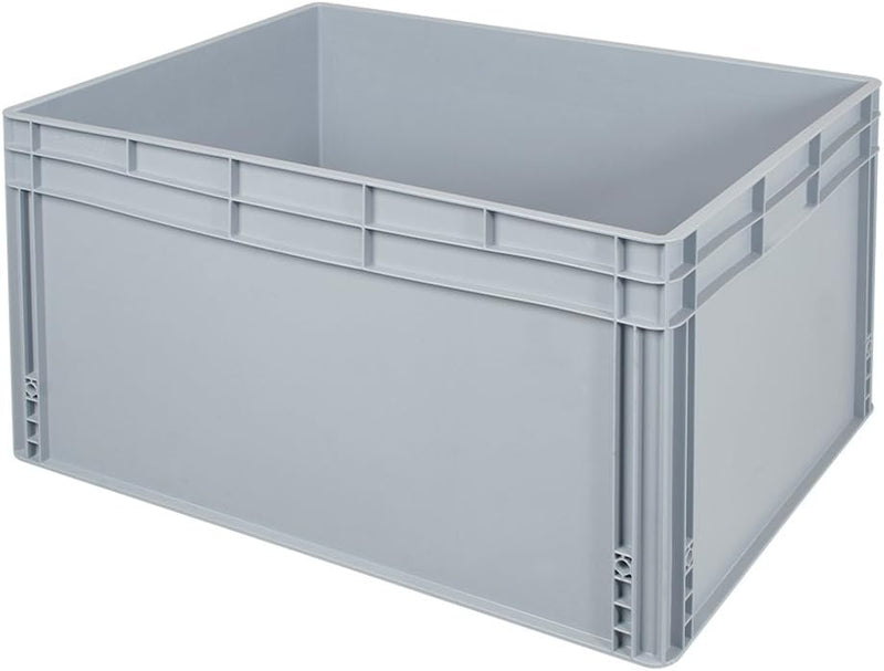 Eurobehälter mit Griffleisten, LxBxH 800x600x420 mm, 172 Liter, lebensmittelecht, Industriequalität