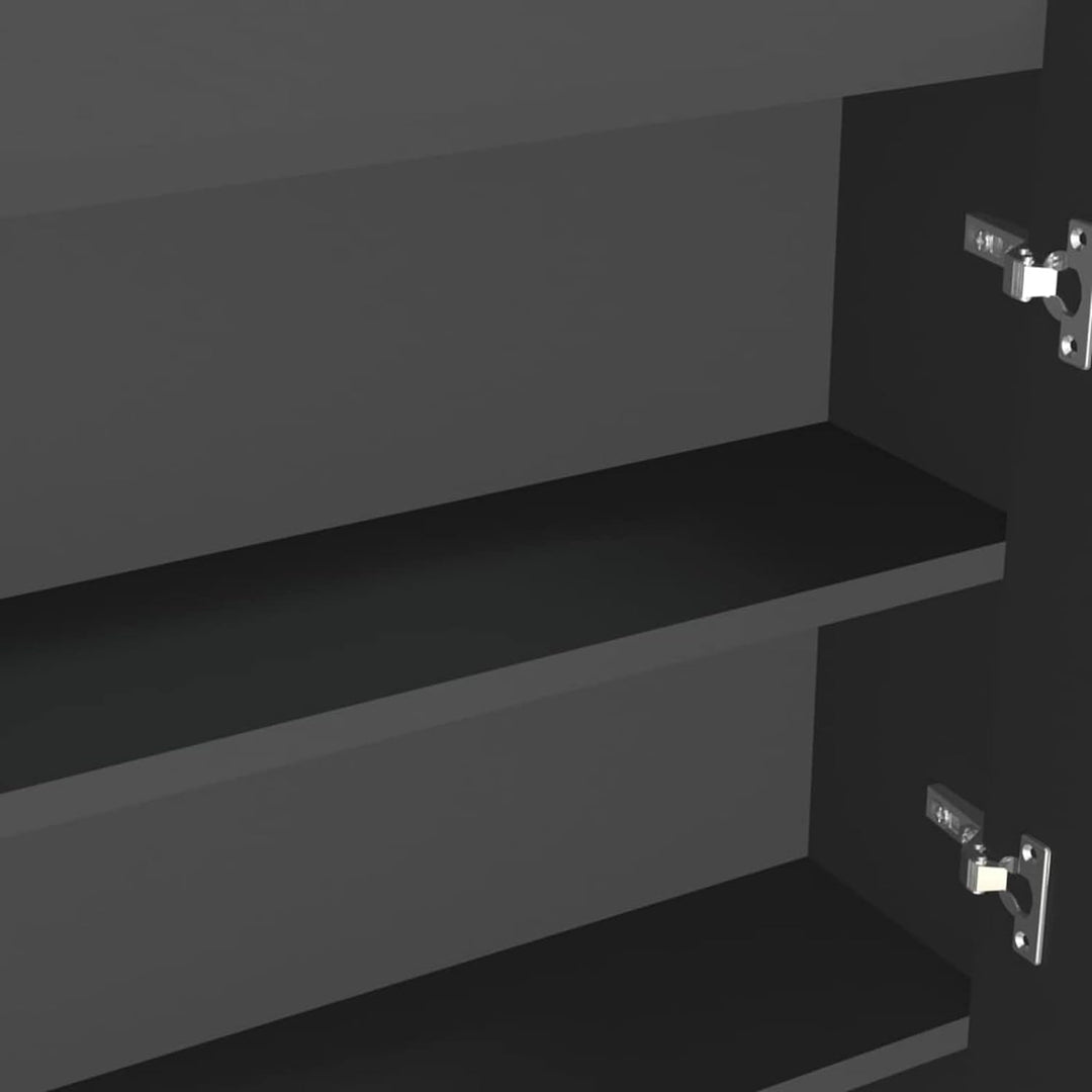 Gecheer Bad Spiegelschrank mit 2 Türen & 3 Fächer Badezimmerspiegel Badspiegel Badschrank Badezimmer