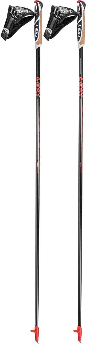 LEKI Walker Platinum Nordic walkingstöcke 110 cm Schwarz, 110 cm Schwarz