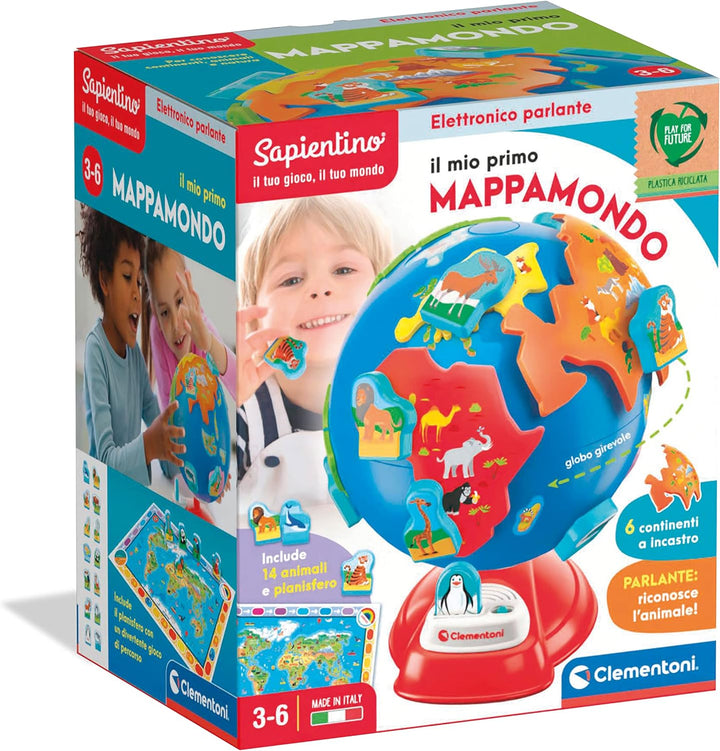 Clementoni - Sapientino-Mein erster interaktiver Globus (italienische Version), Globus für Kinder 3