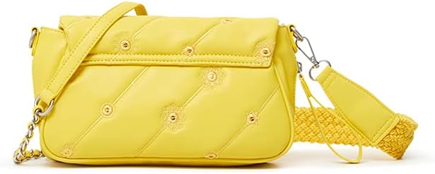 Desigual Womens BOLS_TROMSO OJO DE Tigre Across Body Bag, Yellow